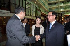 商务部副部长傅自应率中国政府经贸团访问格鲁